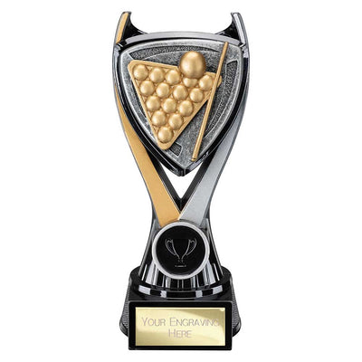 Wolverine Snooker Trophy Tower Carbon Black And Gold Fusion