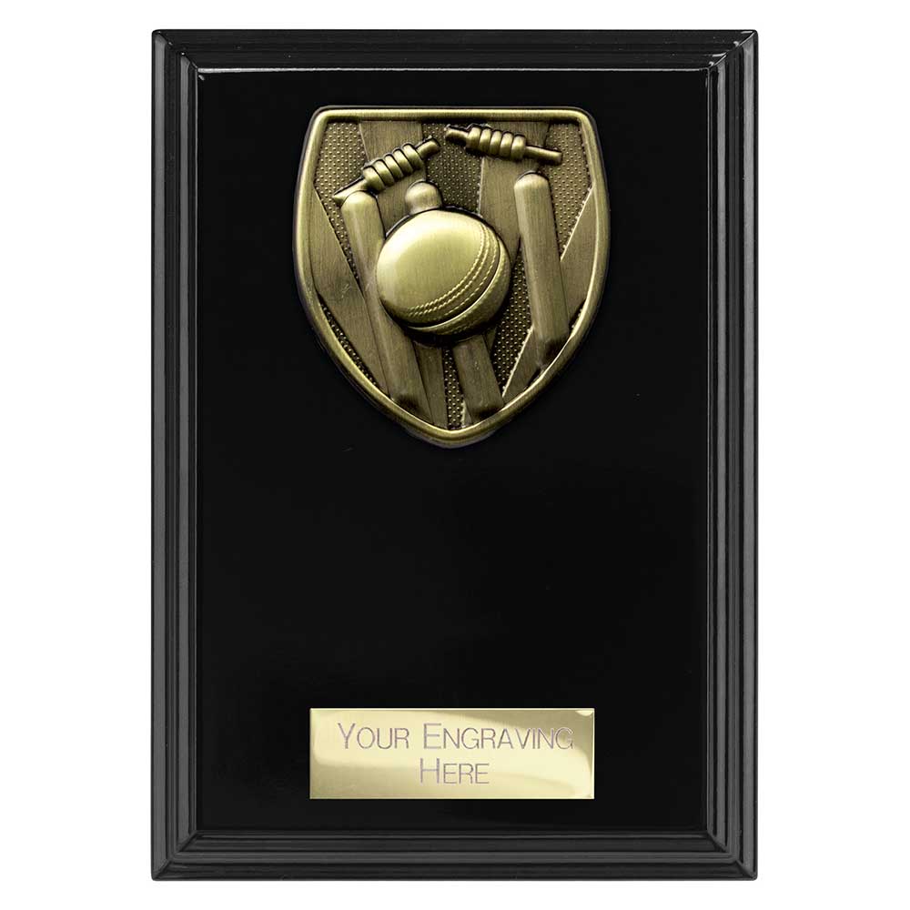 Cobra Cricket Award Plaque Epic Black