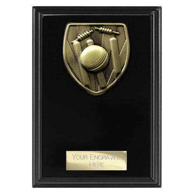 Cobra Cricket Award Plaque Epic Black