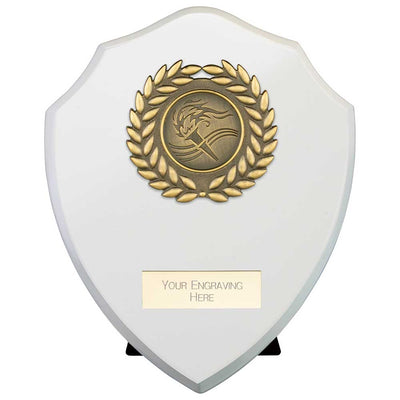 Reward Wreath Presentation Shield Award Arctic White