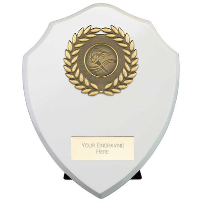 Reward Wreath Presentation Shield Award Arctic White