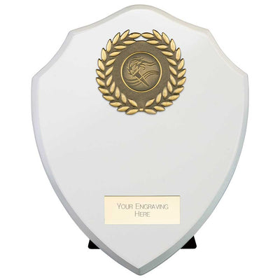 Reward Wreath Presentation Shield Award Arctic White
