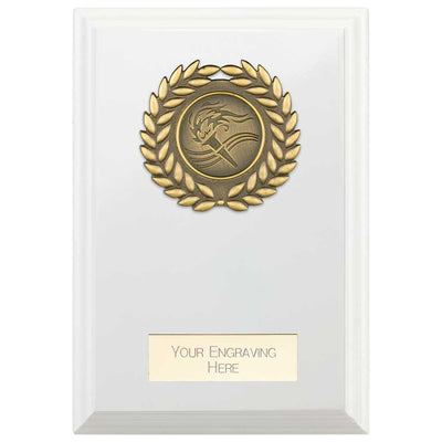 Reward Wreath Presentation Plaque Award Arctic White