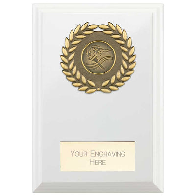 Reward Wreath Presentation Plaque Award Arctic White