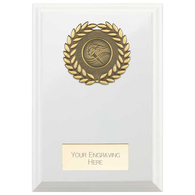 Reward Wreath Presentation Plaque Award Arctic White