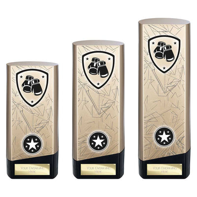 Superstar Boxing Trophy Award Black And Gold