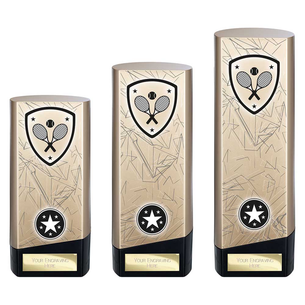 Prime Tennis Heavyweight Trophy Gold And Black