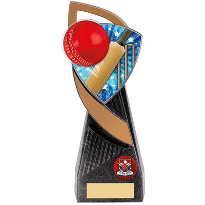 Colourful Cricket Trophy Bat & Ball Utopia Award