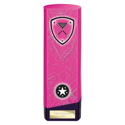 Prime Pool Trophy Heavyweight Award Pink And Purple
