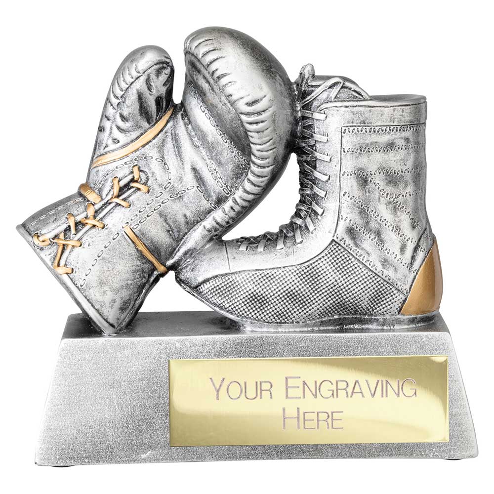 Power Trophy Example Power Boxing Trophy Award Silver | North East Trophies