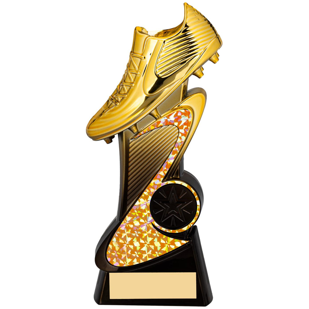 Blitz Football Boot Trophy in Gold North East Trophies