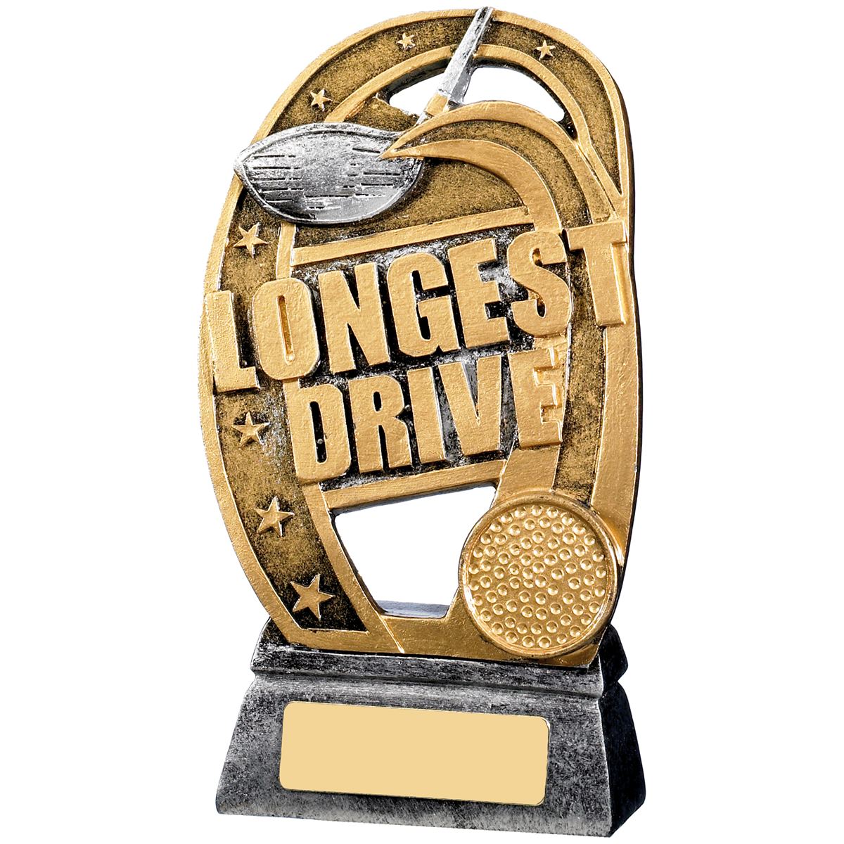 Golf Trophy Longest Drive Resin Award