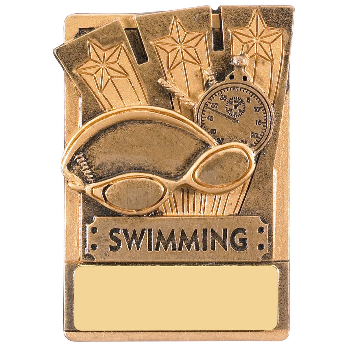 Swimming Fridge Magnet Award