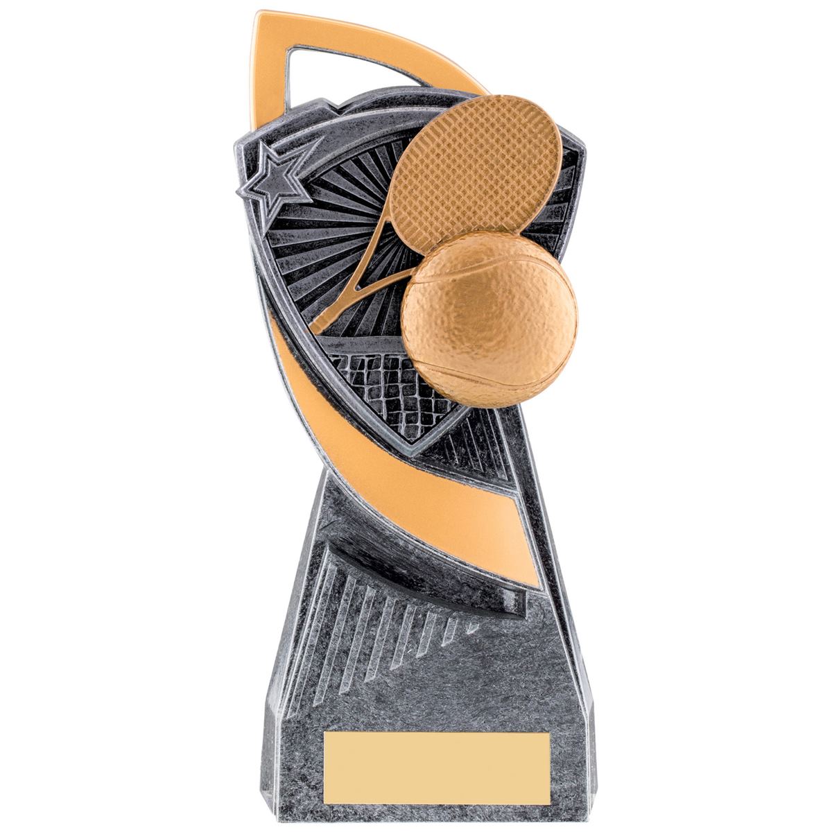 Tennis Trophy Ball & Racket Utopia Award