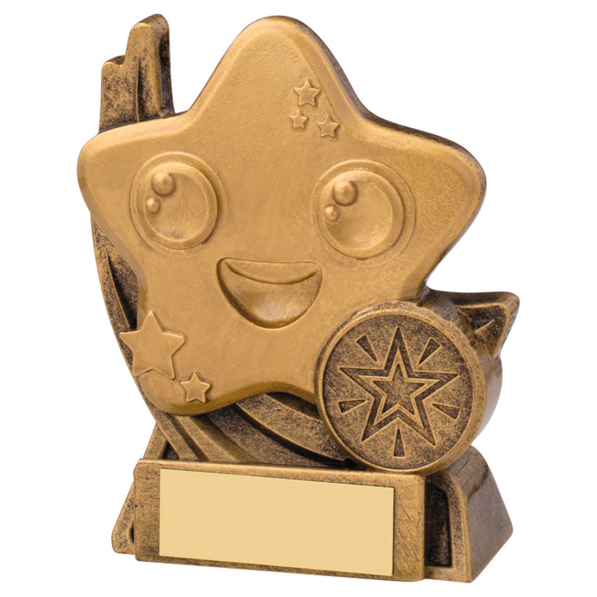 Star Award Smiley Star Motion Trophy