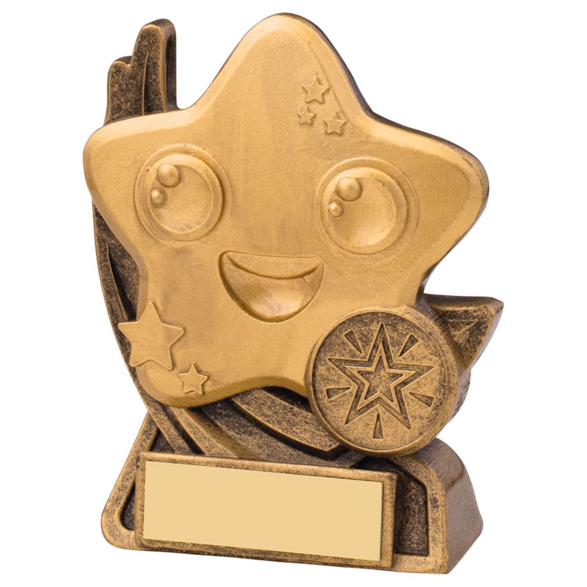Star Award Smiley Star Motion Trophy