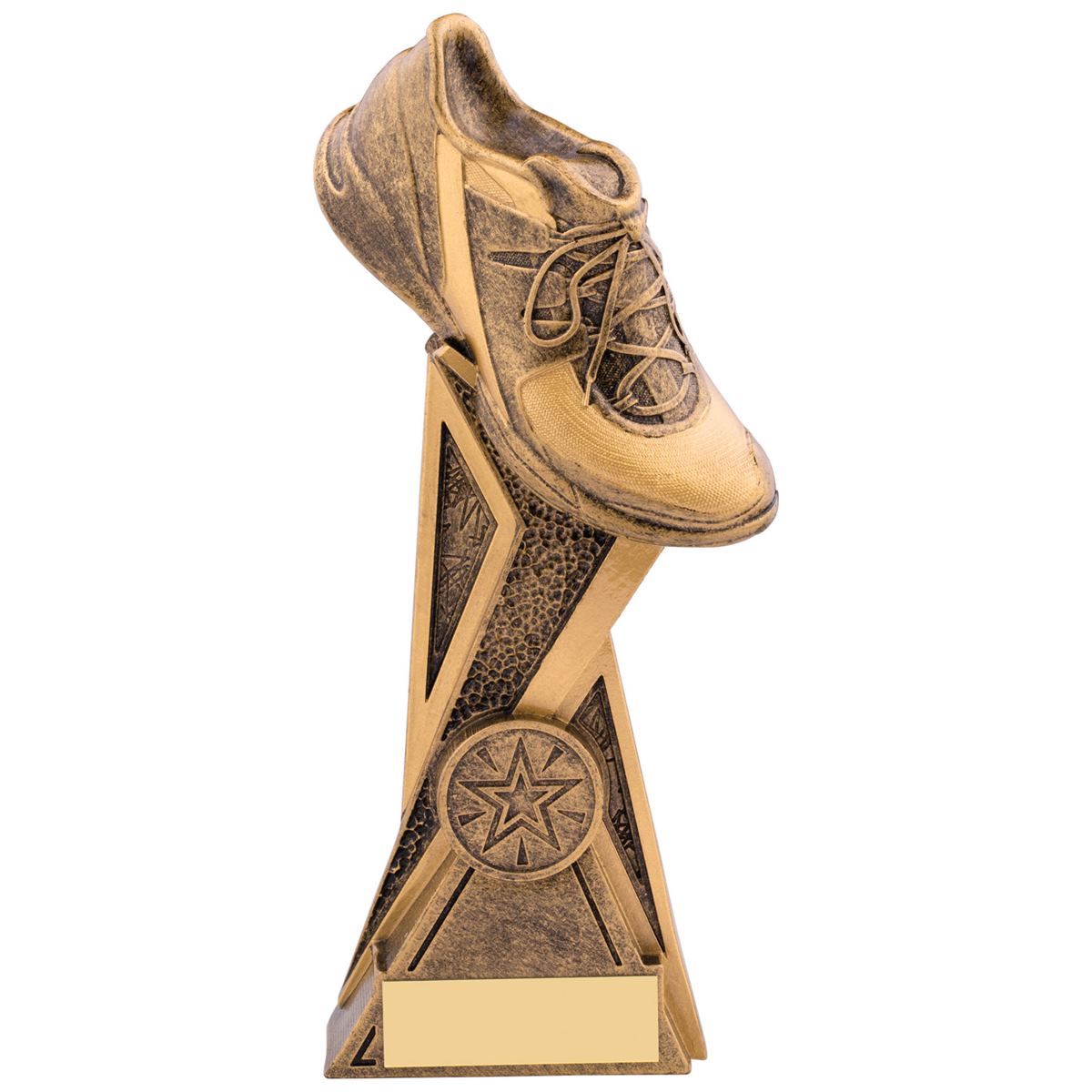 Runners Trophy Gold Running Shoe Storm Award