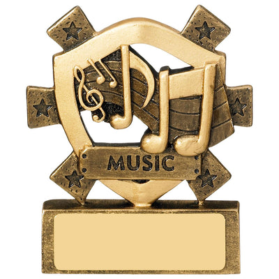 Music Mini Shield Trophy
