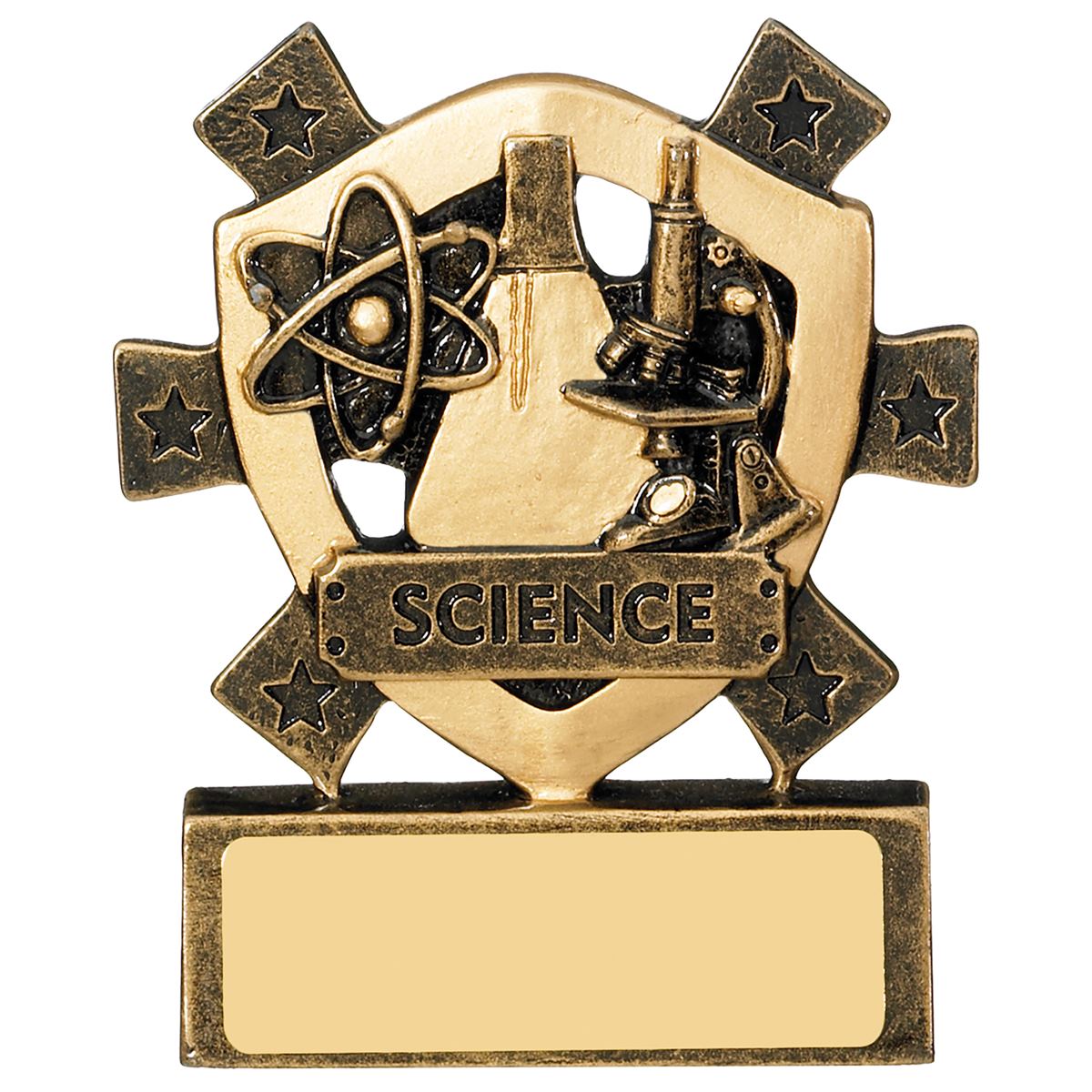 Science Mini Shield Trophy