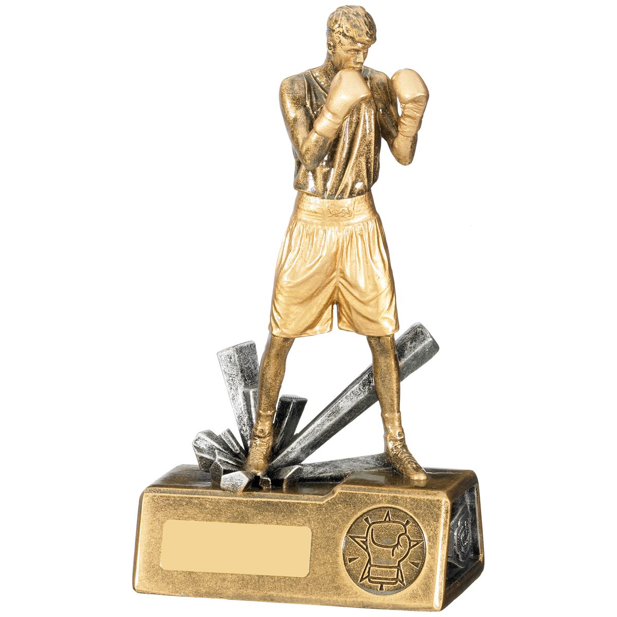 Mens Boxing Trophy Boxer Figurine Award