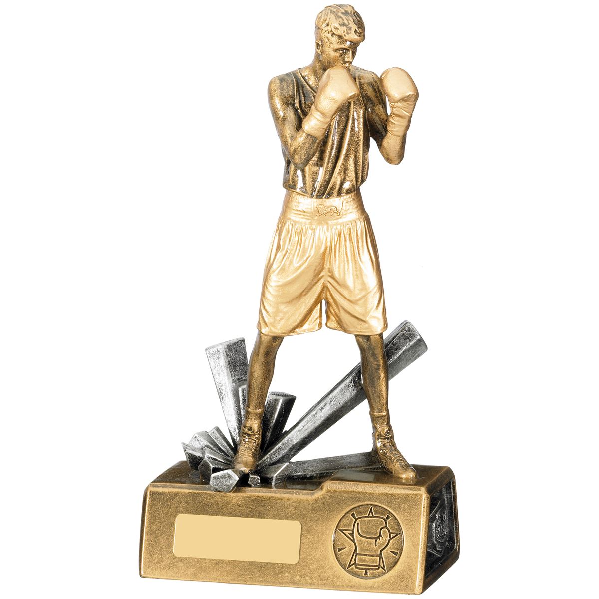 Mens Boxing Trophy Boxer Figurine Award