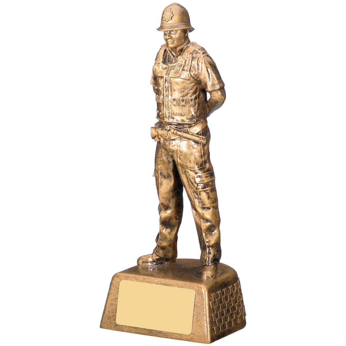 Male Police Officer Recognition Trophy