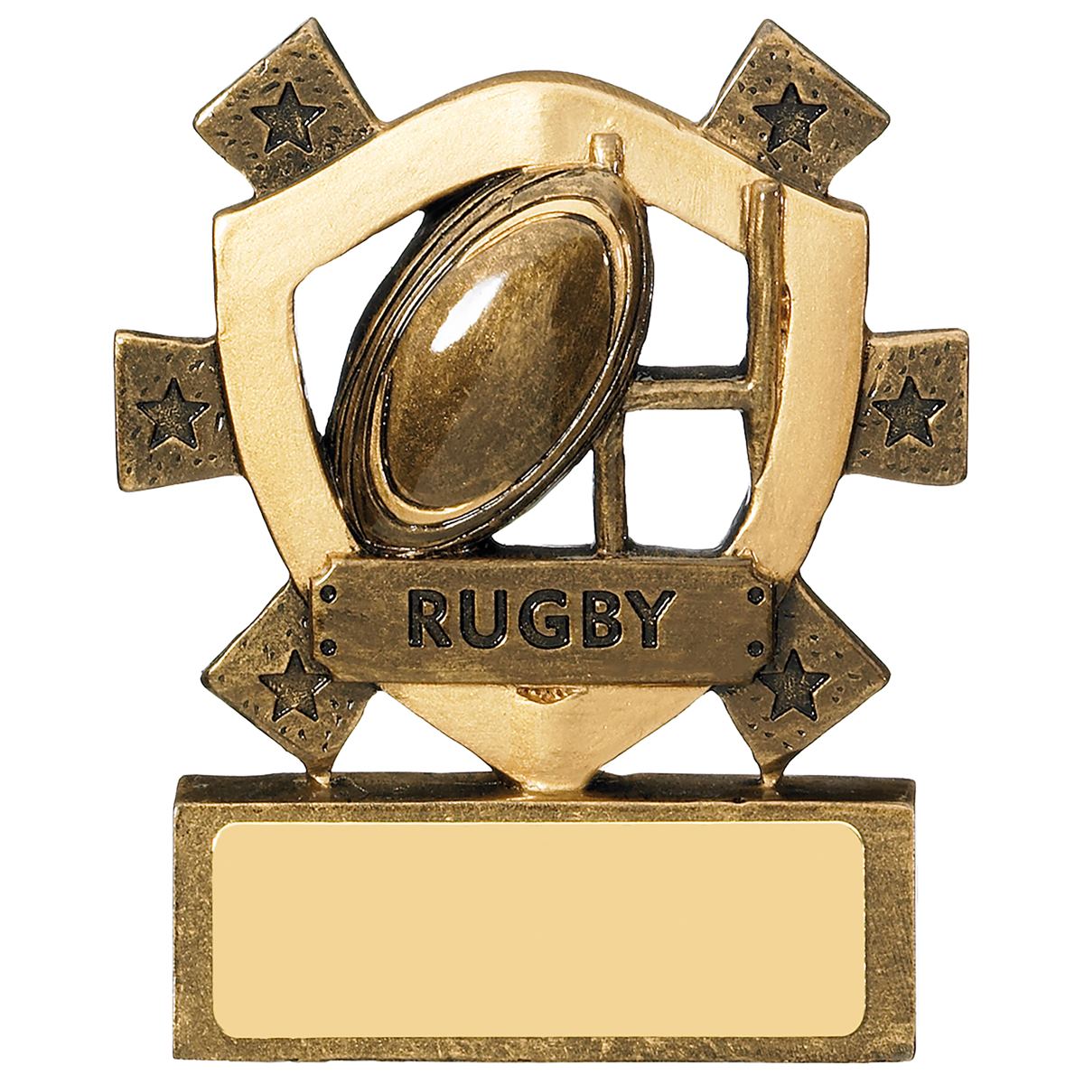 Rugby Mini Shield Trophy