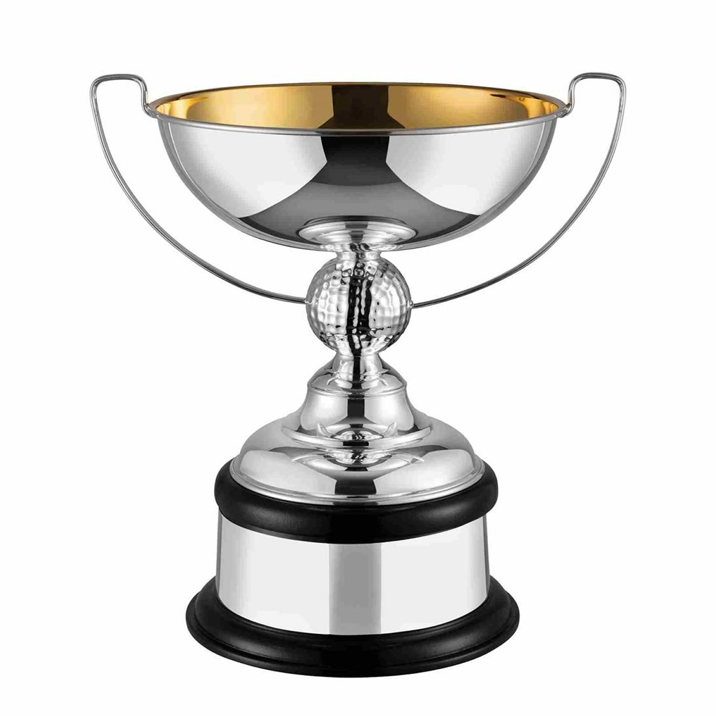Swatkins Admirals Golf Cup Trophy Award - Gold & Silver Plated