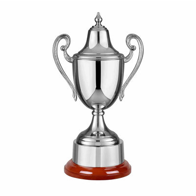 Swatkins Revolution Conquest Nickel Plated Trophy Cup Award  