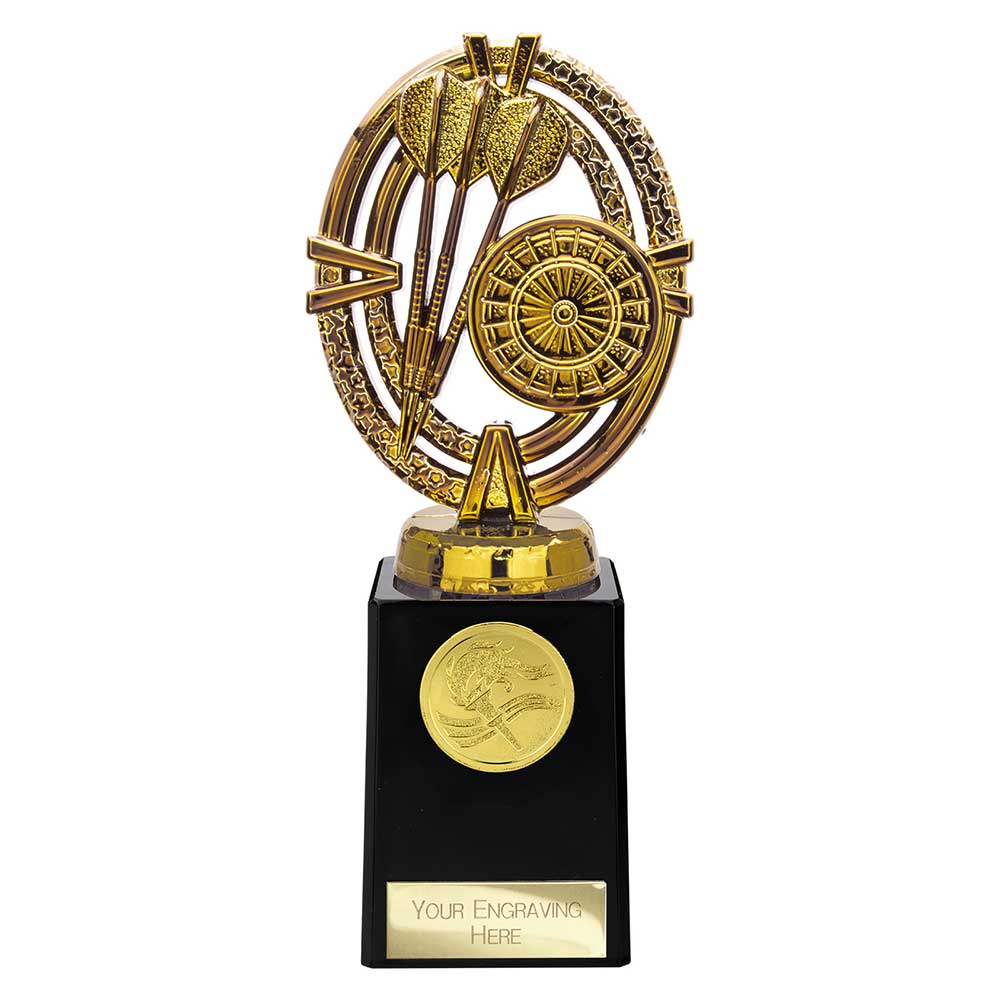Maverick Legend Darts Trophy Award Gold