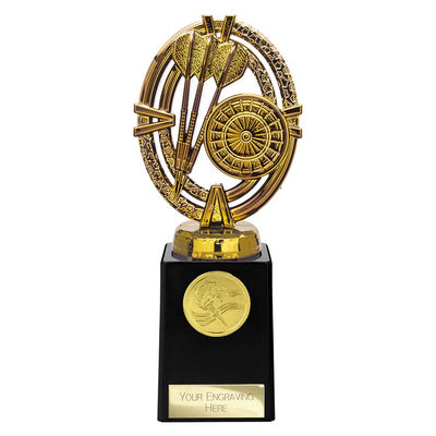 Maverick Legend Darts Trophy Award Gold