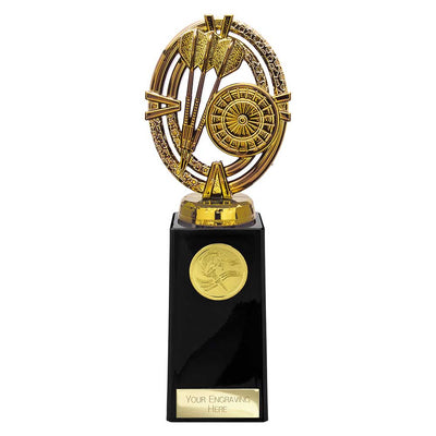 Maverick Legend Darts Trophy Award Gold