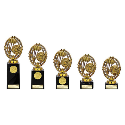 Maverick Legend Darts Trophy Award Gold