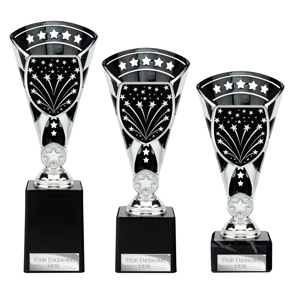 Cobra Star Multisport Trophy Cup Silver Black