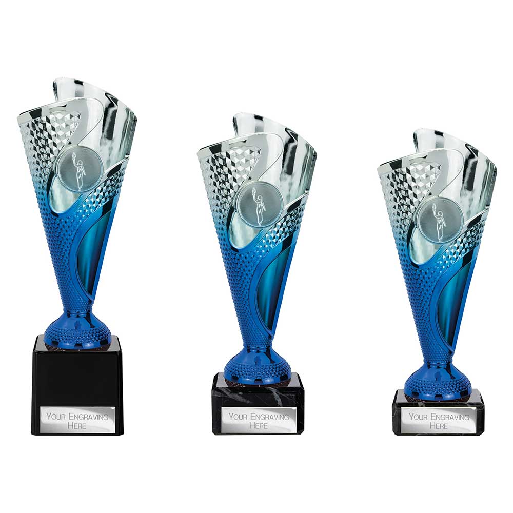 Rodeo Multisport Trophy - Silver & Blue | North East Trophies