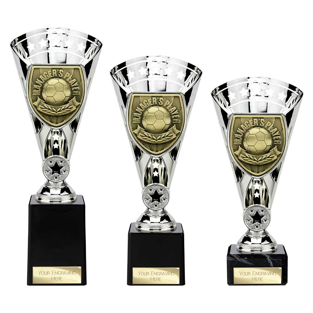 Cobra Star Cup Managers Player Football Trophy Award 6 Colours