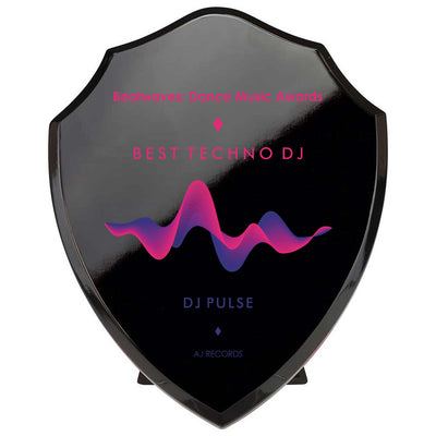 Reward Presentation Shield Award - Black