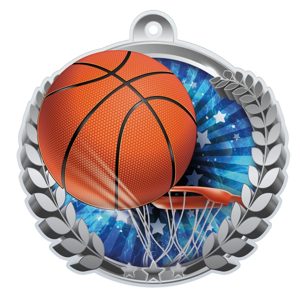 Basketball Medal Acrylic - 50mm