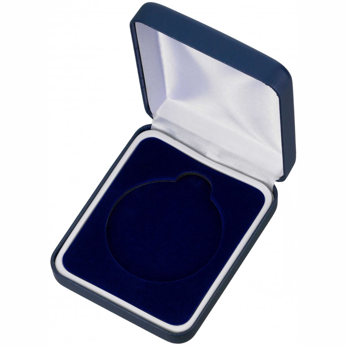 Padded Medal Box Blue for 70mm Medals