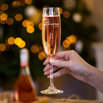 Personalised Champagne Flute - Bridal Party