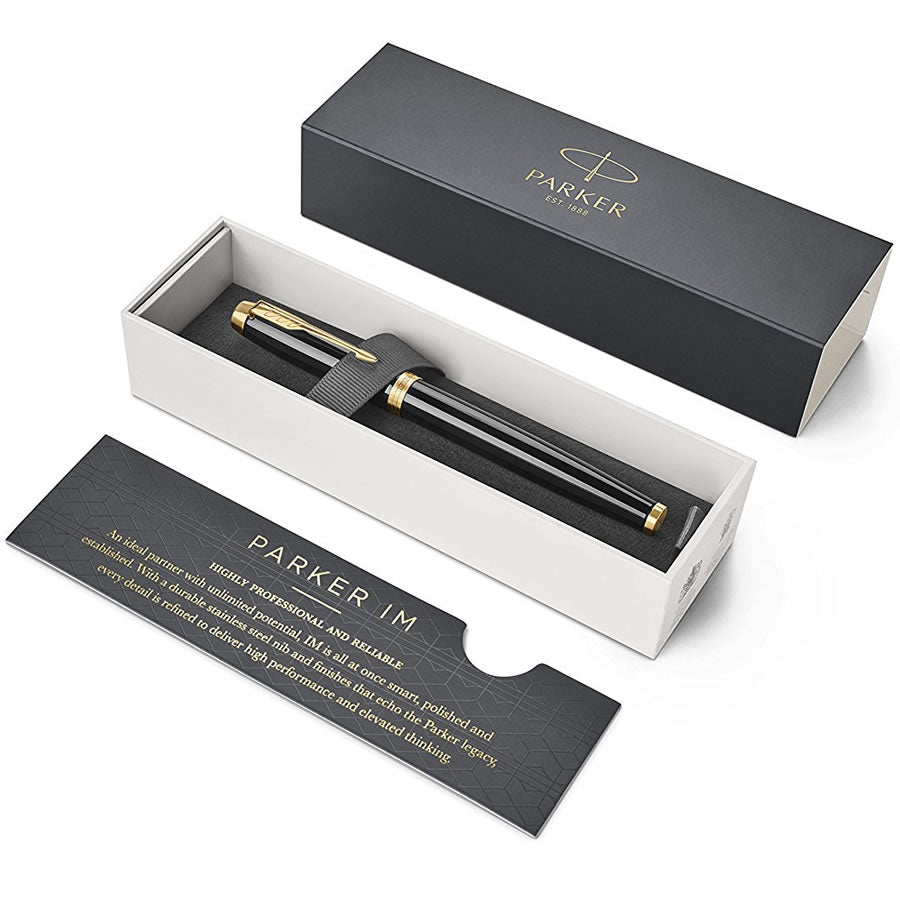 Parker IM Black & Gold Fountain Pen
