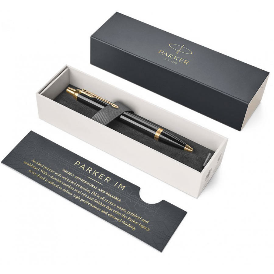 Parker IM Black & Gold Ballpoint Pen