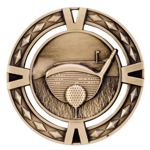 V Tech Golf Medal 6cm