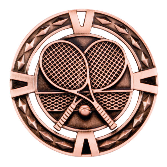 V Tech Tennis Medal 6cm