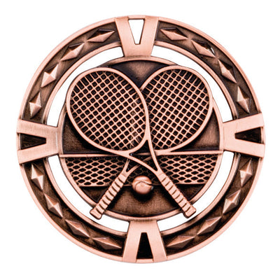 V Tech Tennis Medal 6cm