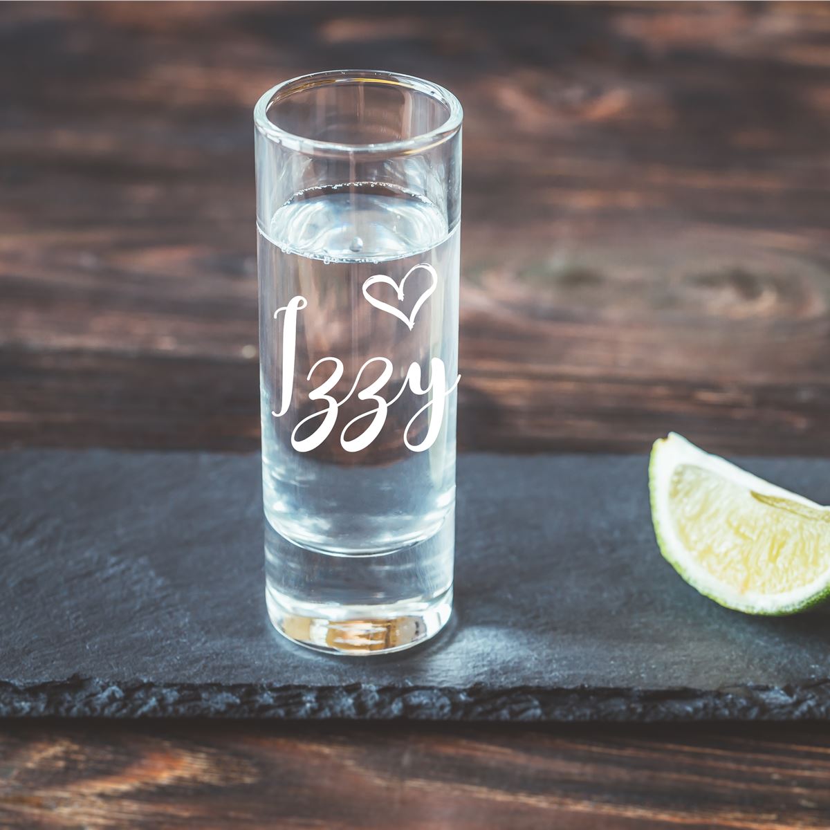 Personalised Tall Shot Glass - Name
