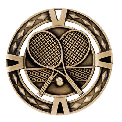 V Tech Tennis Medal 6cm