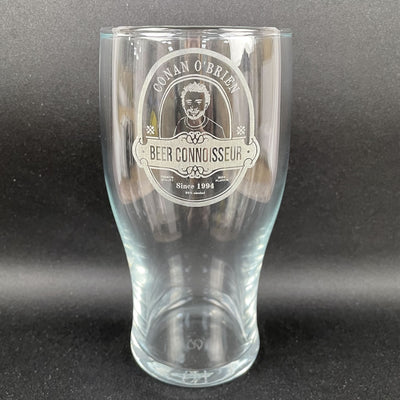 Personalised Beer Glass Pint Glass - Any Logo Engraved