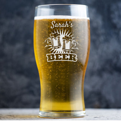 Personalised Beer Glass Pint Glass - Beer Steins
