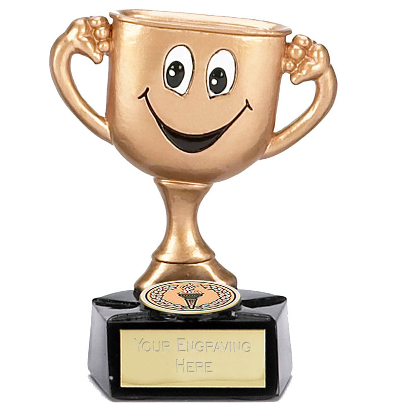 fun childrens gold cup man trophy award